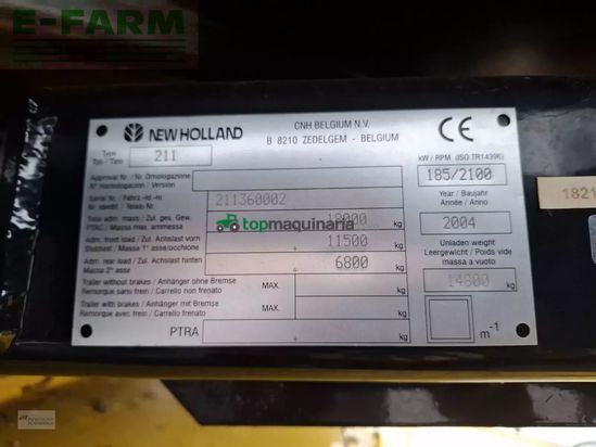 Cosechadora de Cereal - New Holland - cx740 / cx 740