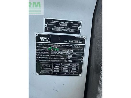 Tractor agrícola - Deutz-Fahr - 5080d