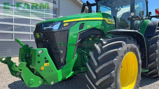 Tractor agrícola - John Deere - 8r 370 med frontlift