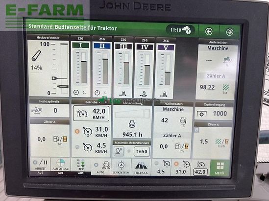 Tractor agrícola - John Deere - 8rx370