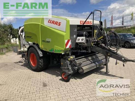 Empacadora gigant - Claas - rollant 455 rc uniwrap