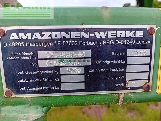 Cultivador - Amazone - genius 3001