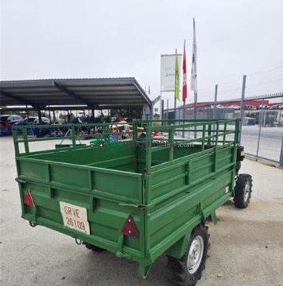 Motocultor Agria con remolque y accesorios fresa.