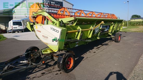 Cabezal - Claas - v900 vario inkl. raps und transportwagen