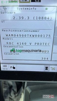 Empacadora gigant - Massey Ferguson - 4160 v