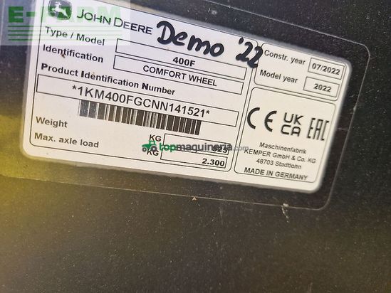 Cosechadora de Cereal - John Deere - 9800 + kemper 490 plus