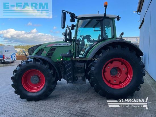 Tractor agrícola - Fendt - 724 vario s4 profi plus | rtk