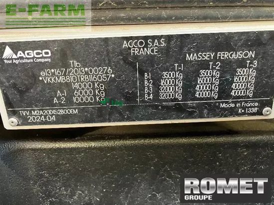 Tractor agrícola - Massey Ferguson - 8s-205 d7 es