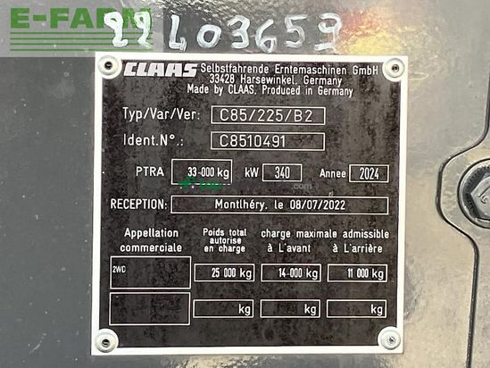 Cosechadora de Cereal - Claas - lexion 7500