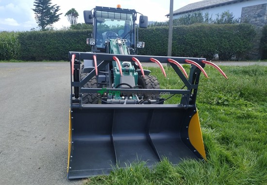 Cazo cocodrilo desensilador para tractor y telescópica