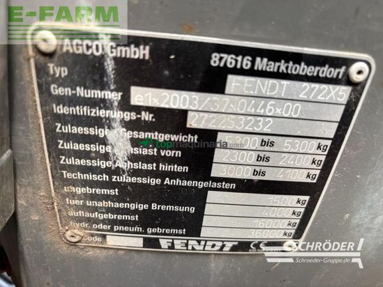 Tractor agrícola - Fendt - 209 pa vario