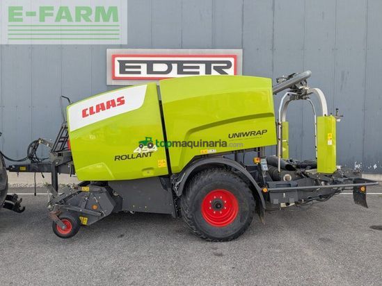Empacadora gigant - Claas - rollant 454 rc uniwrap