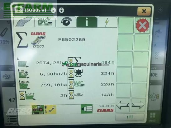 Cortacésped manual - Claas - disco 9200 c