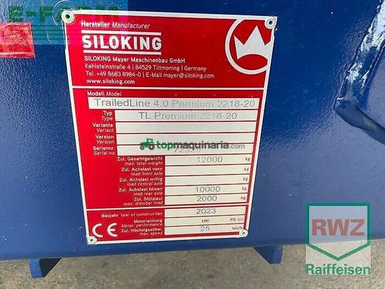 Remolqu esparcidor - Siloking - tl 4.0 premium 2218-20