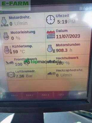 Tractor agrícola - Case IH - maxxum 125 multicontroller
