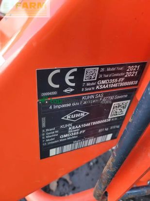 Cortacésped manual - Kuhn - gmd355