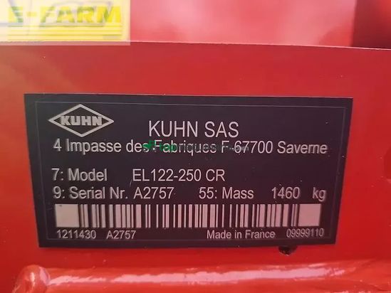 Grada rotativa - Kuhn - el 122-250 cr