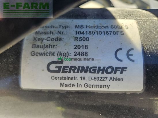 Cabezal - Geringhoff - mais star horizon msh 670fs