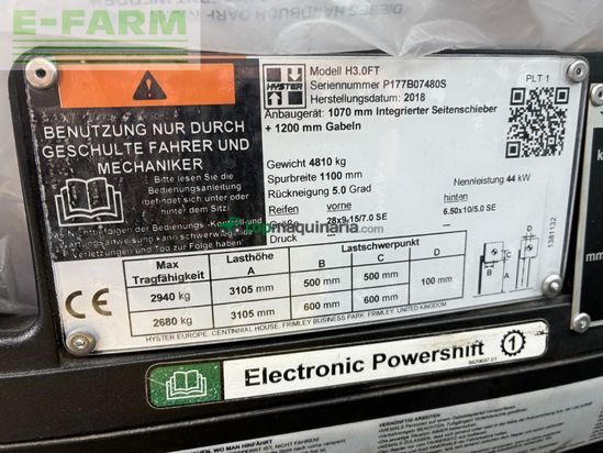 Elevadora - Hyster - h 3.0ft