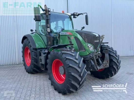 Tractor agrícola - Fendt - 724 s4 profi plus | rtk | radgewichte