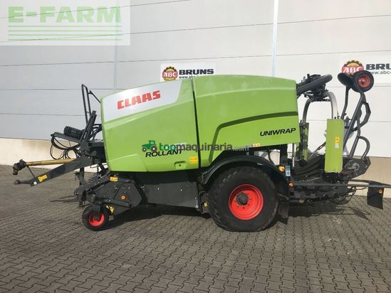 Empacadora gigant - Claas - rolland 455 uniwrap