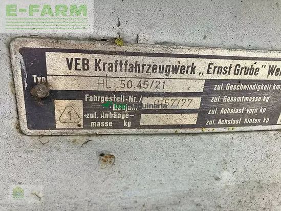 Esparcidor - Fortschritt - hl 50.45/21 alu tank 4650l