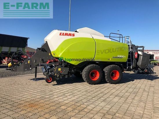 Empacadora gigant - Claas - quadrant 5300 evolution fc tandem