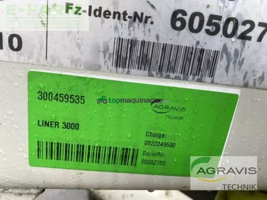 Rastrillo - Claas - liner 3000