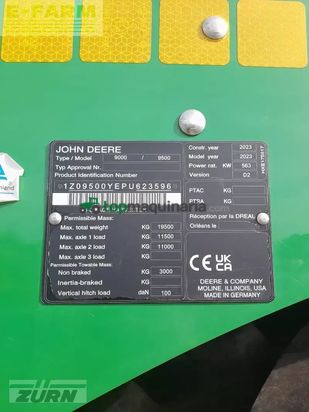 Cosechadora de Cereal - John Deere - 9500