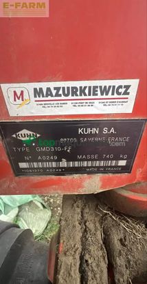 Cortacésped manual - Kuhn - gmd 310-ff