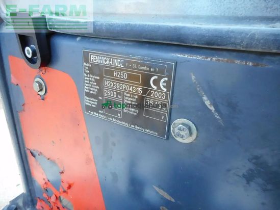 Elevadora - Linde - h25d mit ss + ls + halbkab.