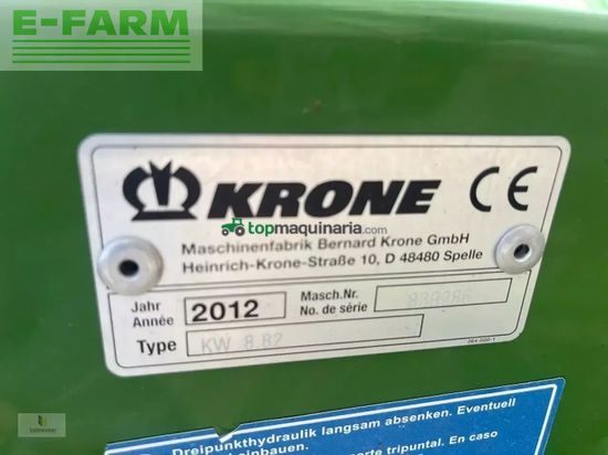 Henificador - Krone - kw 8.82/8