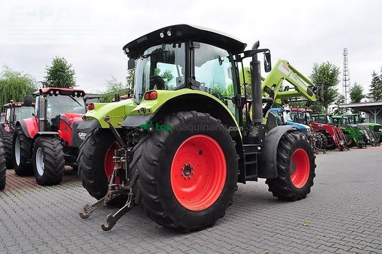 Tractor agrícola - Claas - arion 530 cis + claas fl120 CIS