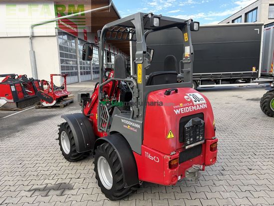 Minicargadora - Weidemann - 1160 mit euro 30km/h hochdruckfahrantrieb