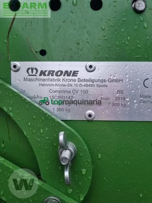 Empacadora gigant - Krone - comprima cv 150 xc