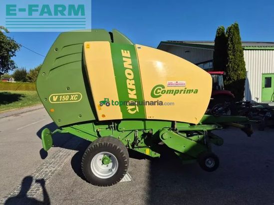 Empacadora gigant - Krone - comprima v150 rundballenpresse