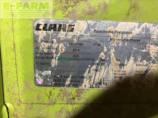 Cortacésped manual - Claas - USED 2019 DISCO 8500 C CONTOUR