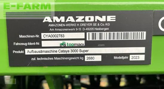 Combinado de siembra - Amazone - cataya 3000 super