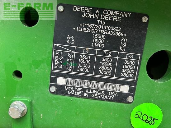 Tractor agrícola - John Deere - 6r 250
