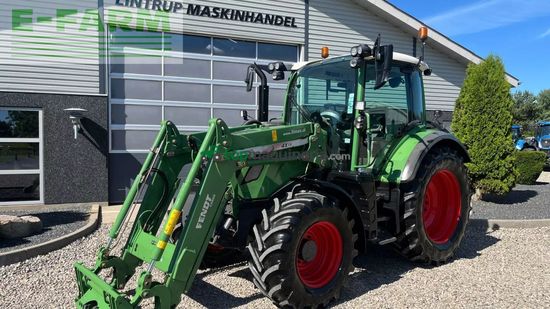 Tractor agrícola - Fendt - 313 vario med frontlift og frontlæsser