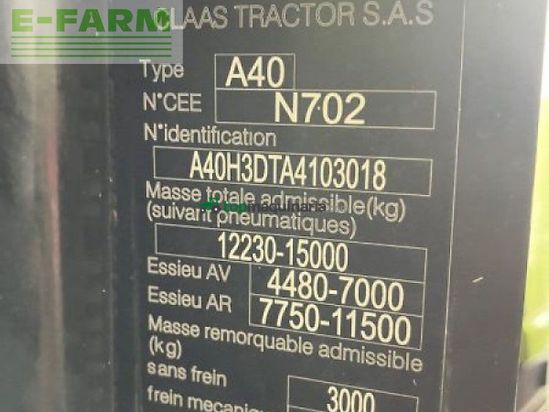 Tractor agrícola - Claas - axion 870 cmatic gps rtk CMATIC