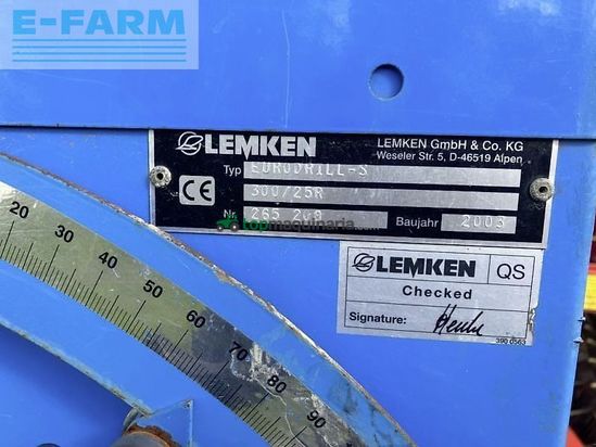 Sembradora - Lemken - eurodrill 300+ke hrb3002
