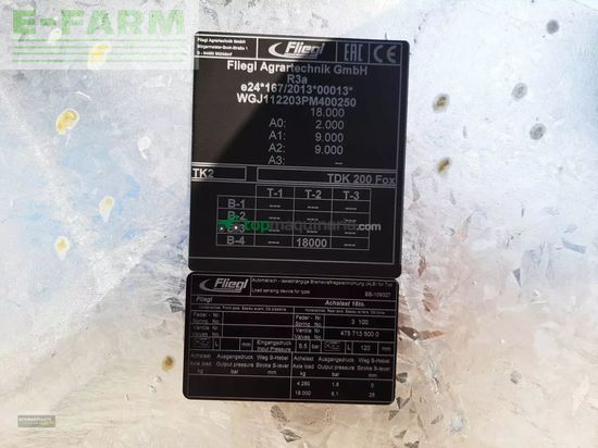 Remolqu agrícola - Fliegl - tdk 200 fox
