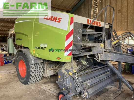 Empacadora gigant - Claas - rollant 455 rc uniwrap