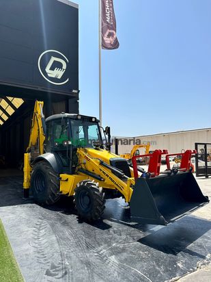 Retro Mixta Cargadora New Holland B110 4PT. 