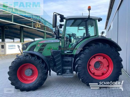 Tractor agrícola - Fendt - 724 s4 profi plus | rtk | radgewichte