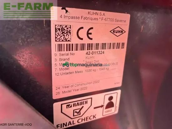 Combinado de siembra - Kuhn - kuhn