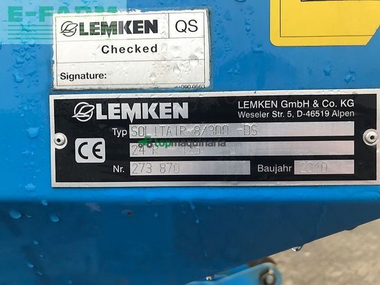 Sembradora - Lemken - solitair 8/300 + zirkon 10/300
