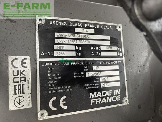 Empacadora gigant - Claas - variant 580 rc pro, top