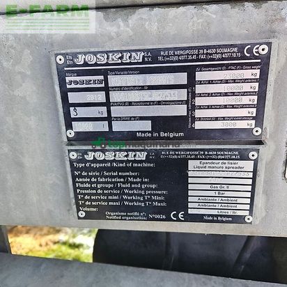 Cuba de purin - Joskin - komfort 2 18000 ts